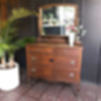 Thumbnail: 1940's Antique Dresser with Swing Mirror