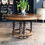 Thumbnail: Antique Craftsman Oak Barley Twist Dining Table