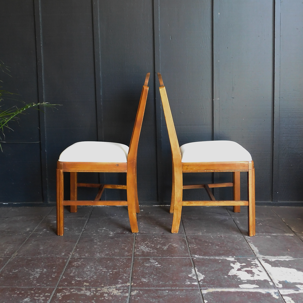 Thumbnail: Art Deco Accent Chairs (set of 2)