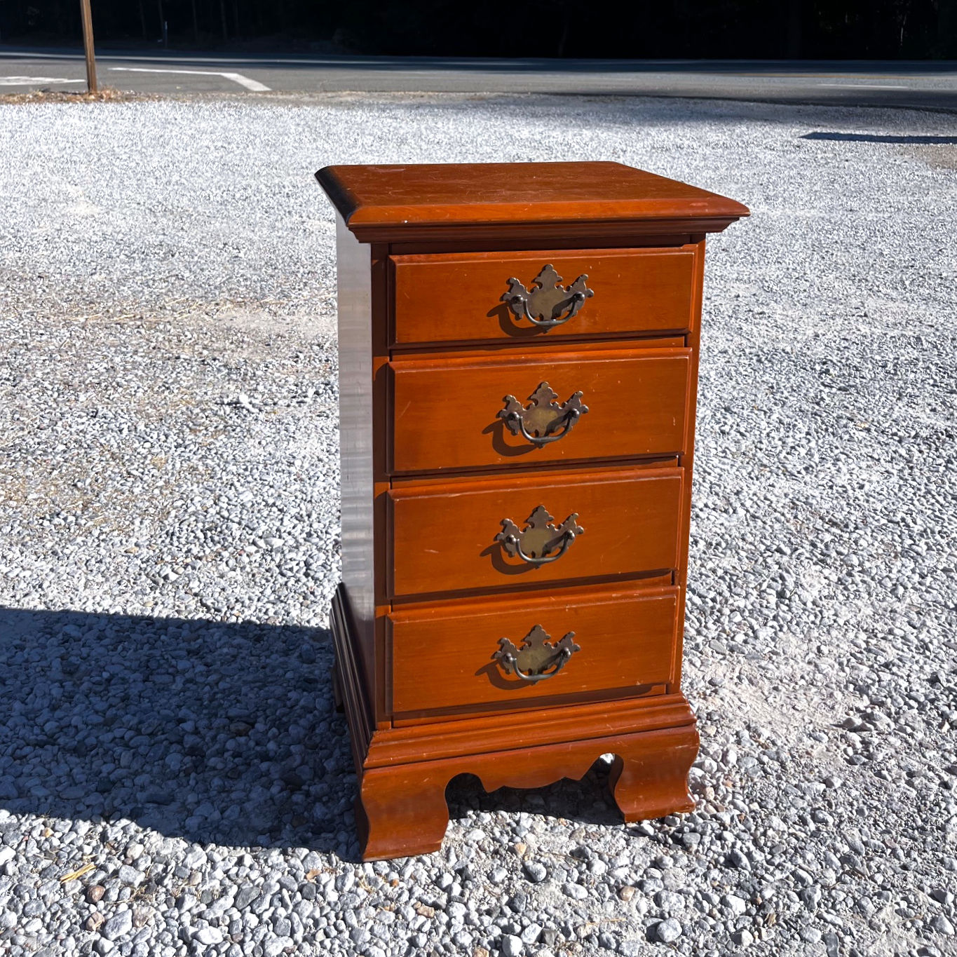 Petite Maple 1948 Four Drawer Side Table
