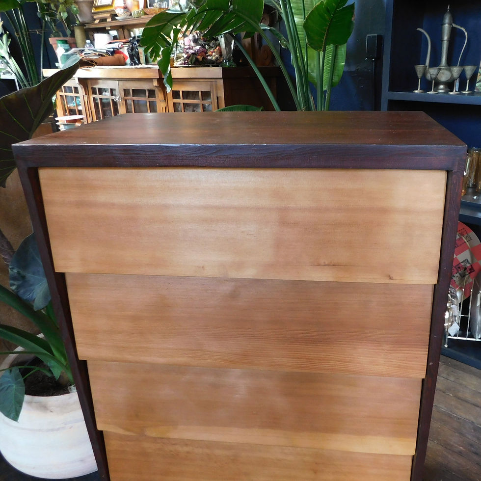 Thumbnail: Vintage Mid Century Style Refinished Dresser