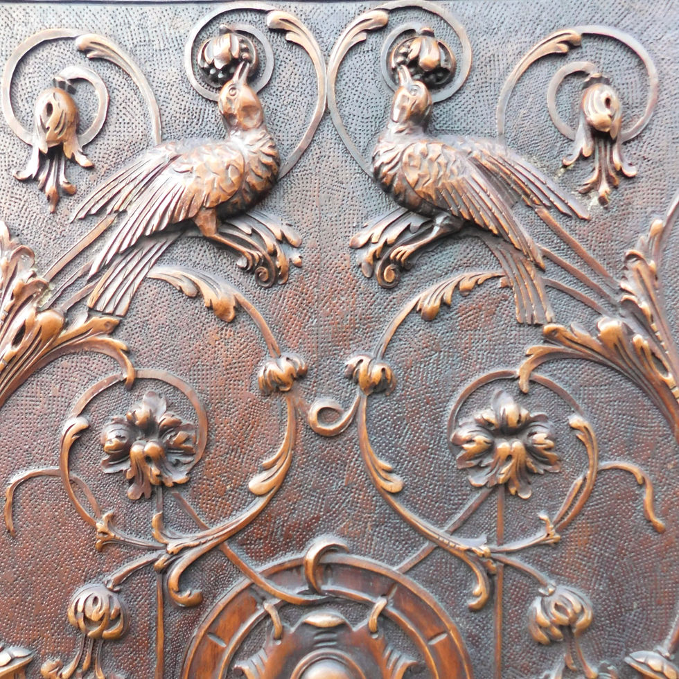 Thumbnail: Antique Flora Carved Chest
