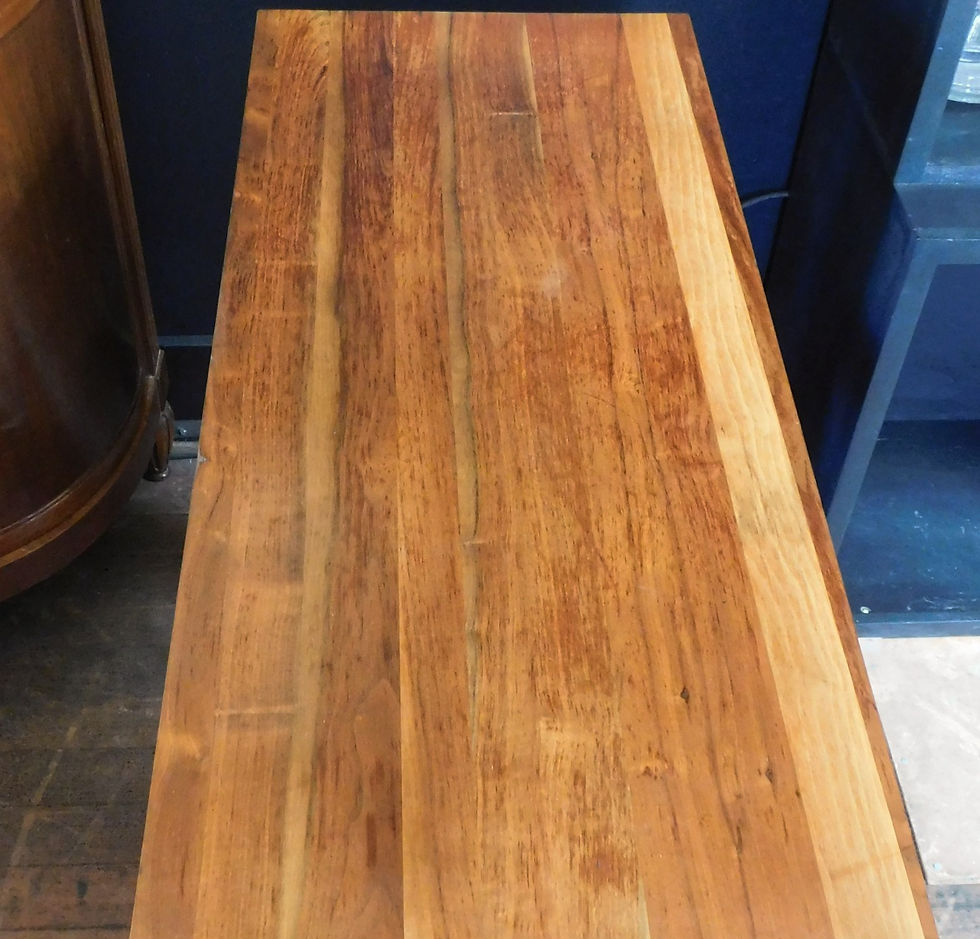 Thumbnail: Mid Century Teak Bart Cart On Castors