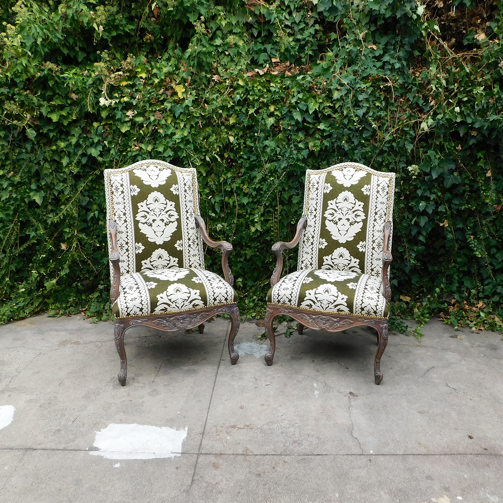 Thumbnail: Liberace Damask Chairs (Sold Individually)