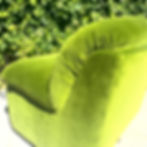 Thumbnail: Newly Upholstered Grassy Green Lounge Swivel Chair