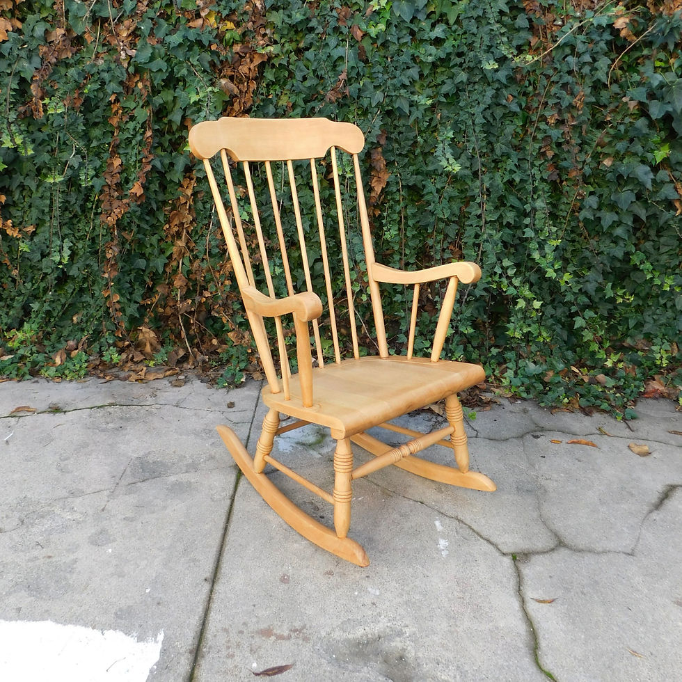 1960's Rustic Rocking Chair