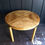 Thumbnail: Vintage Oak & Brass Dining Table