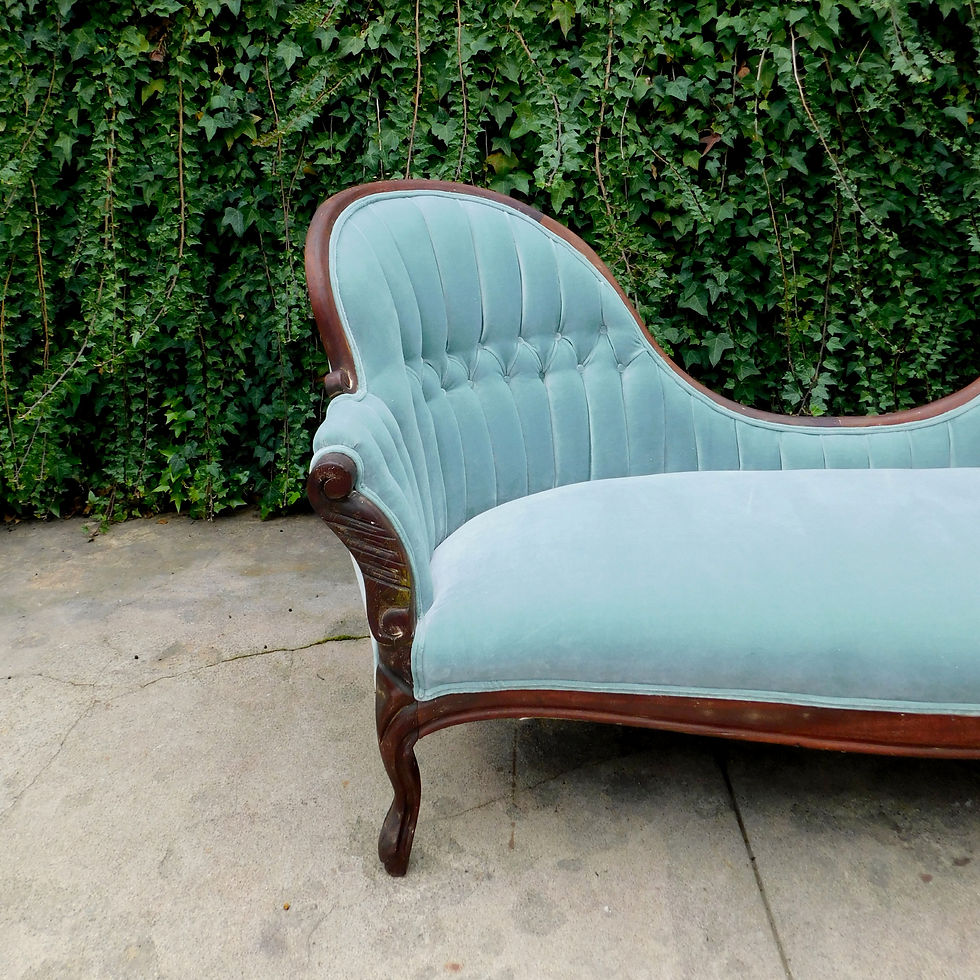 Thumbnail: Tufted Canapé Bleu