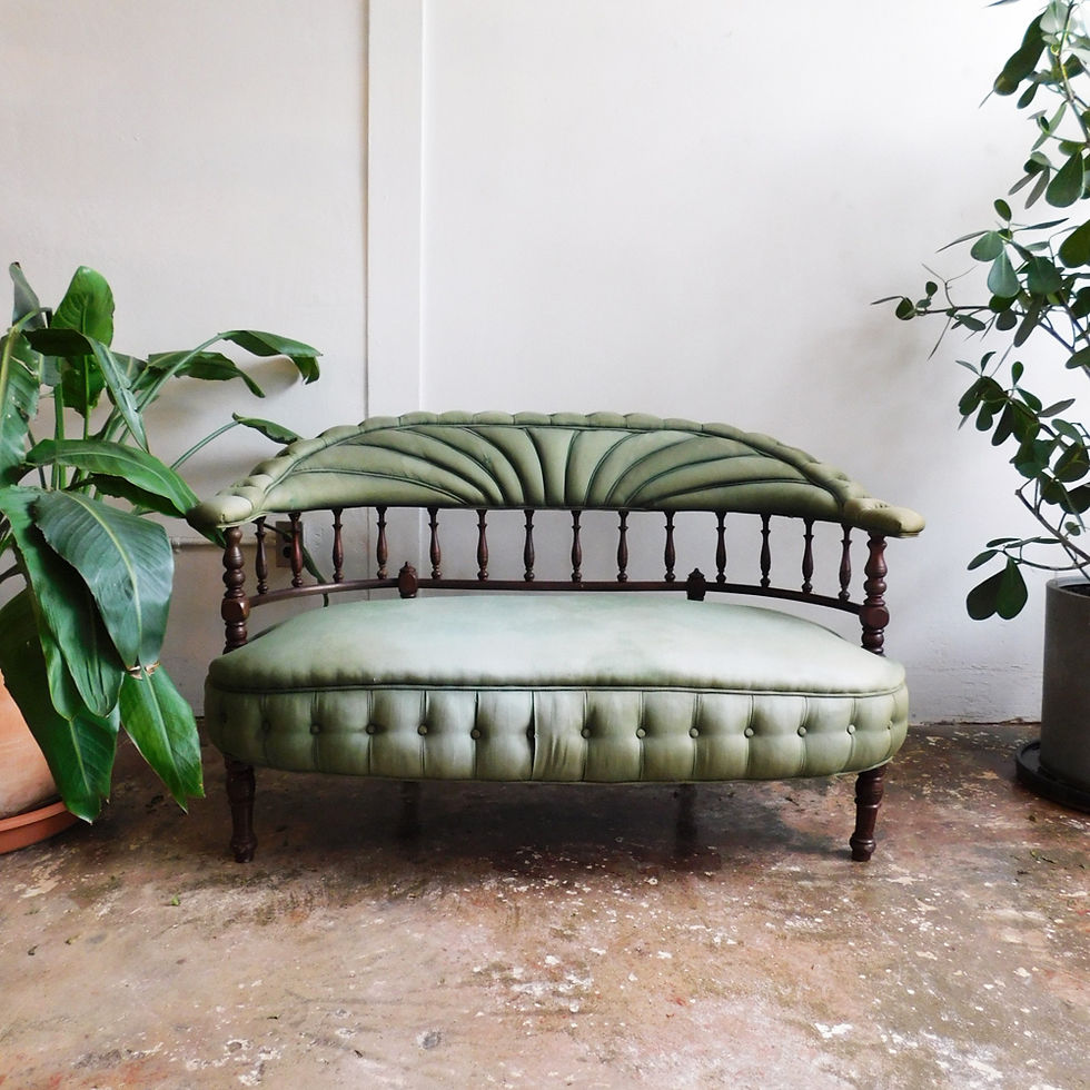 René Antique Settee