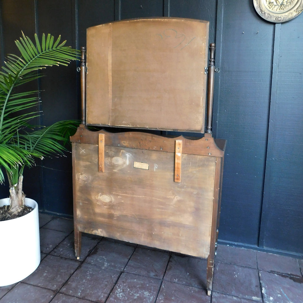 Thumbnail: 1940's Antique Dresser with Swing Mirror