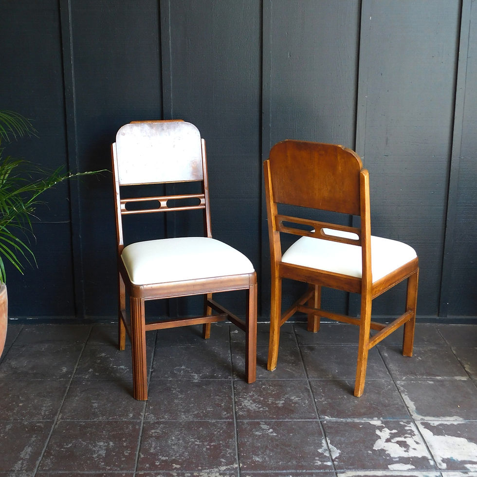 Thumbnail: Art Deco Accent Chairs (set of 2)