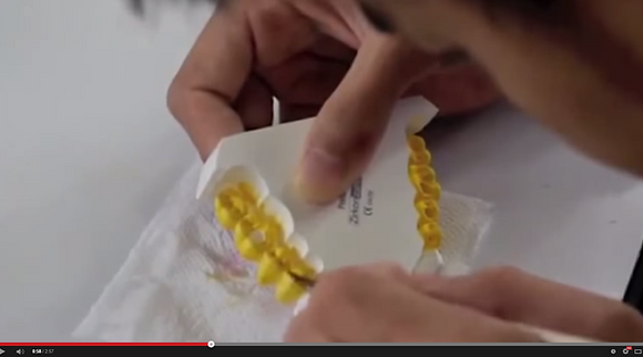 dentes em zircônia