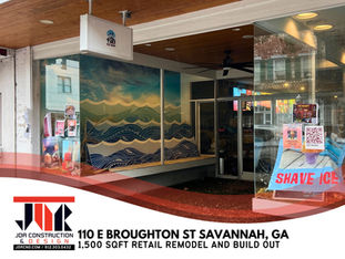 JDR was asked to quickly renovate and remodel this space to become the new home of the Spice and Tea Exchange of Savannah.