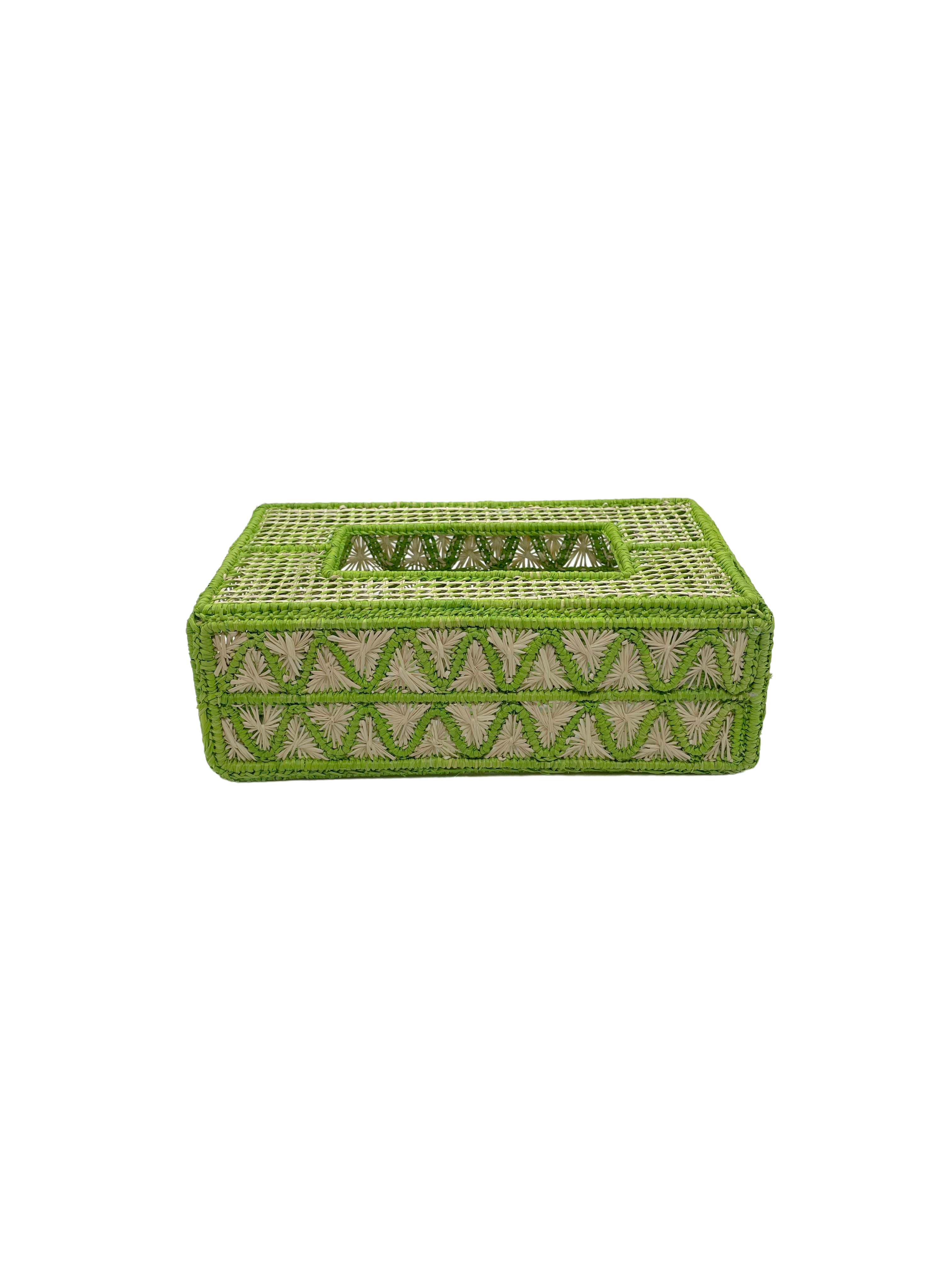 Tissue Cover Rectangular Green