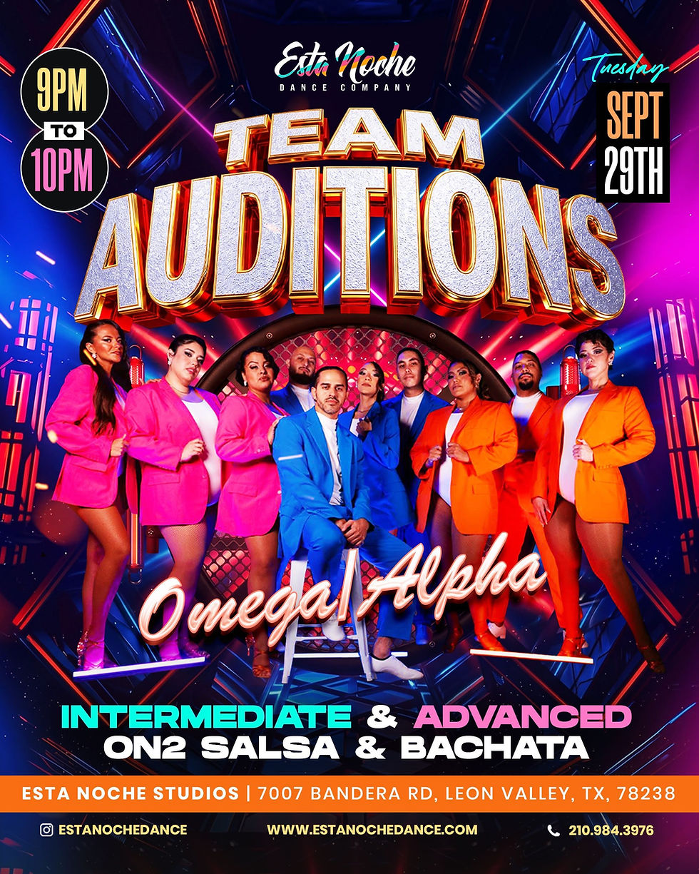 Esta Noche Omega & Alpha Auditions!