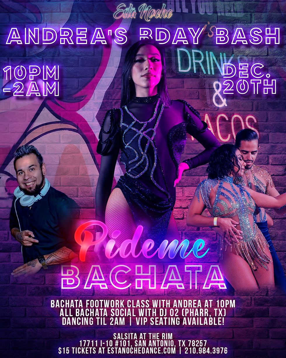 Pideme Bachata | Andrea's Birthday Bash!
