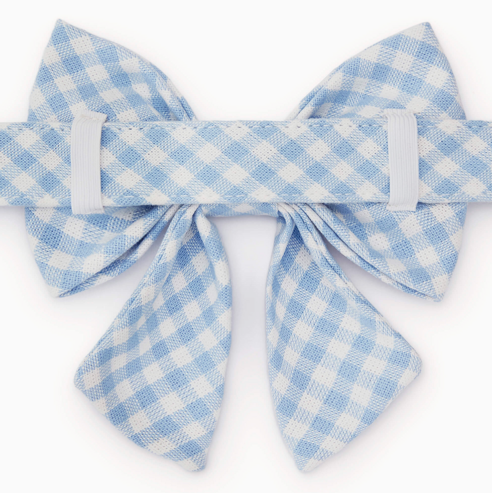 Thumbnail: The Foggy Dog Gingham Lady Bow