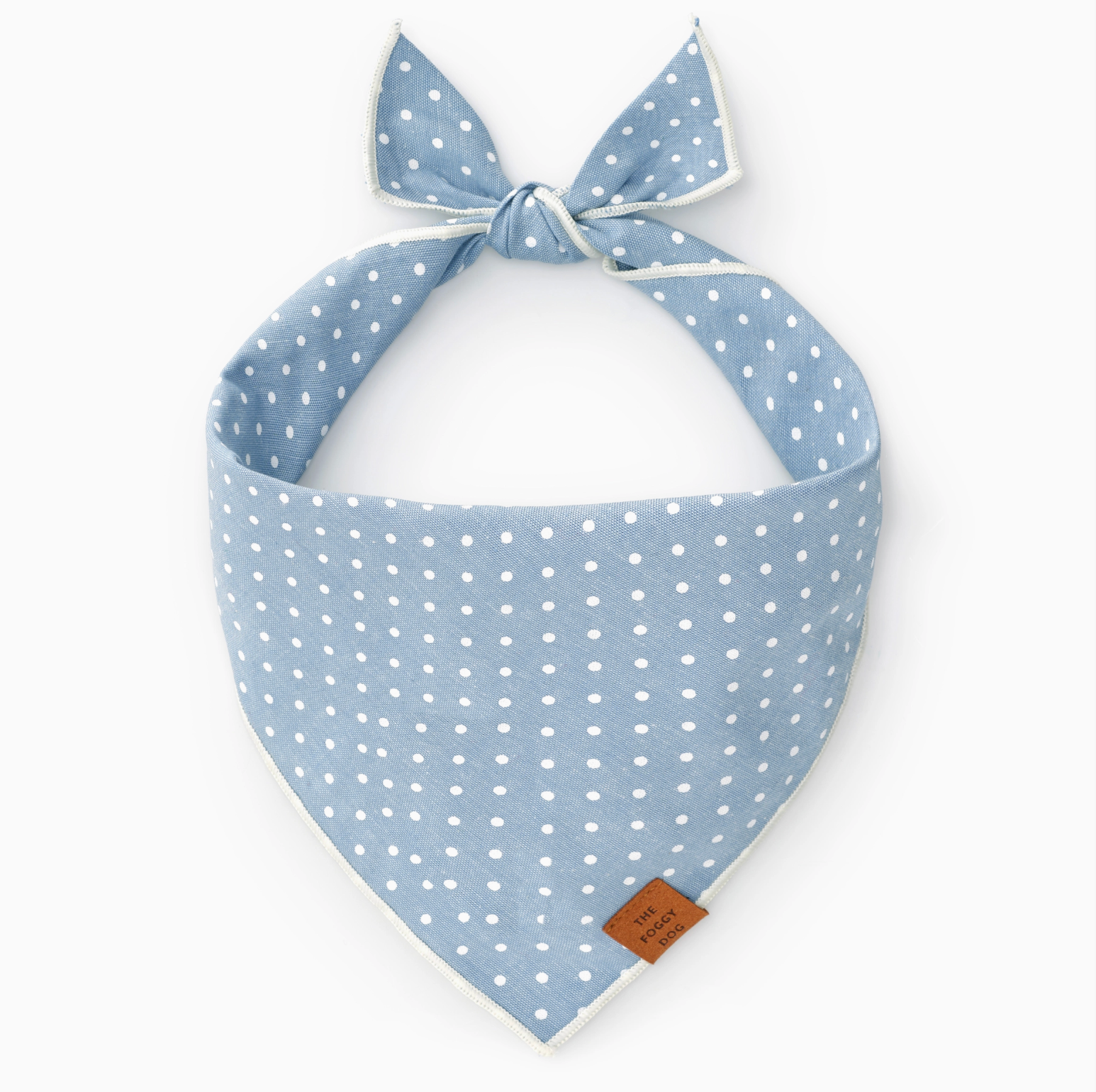 TheFoggy Dog Chambray Dots Bandana