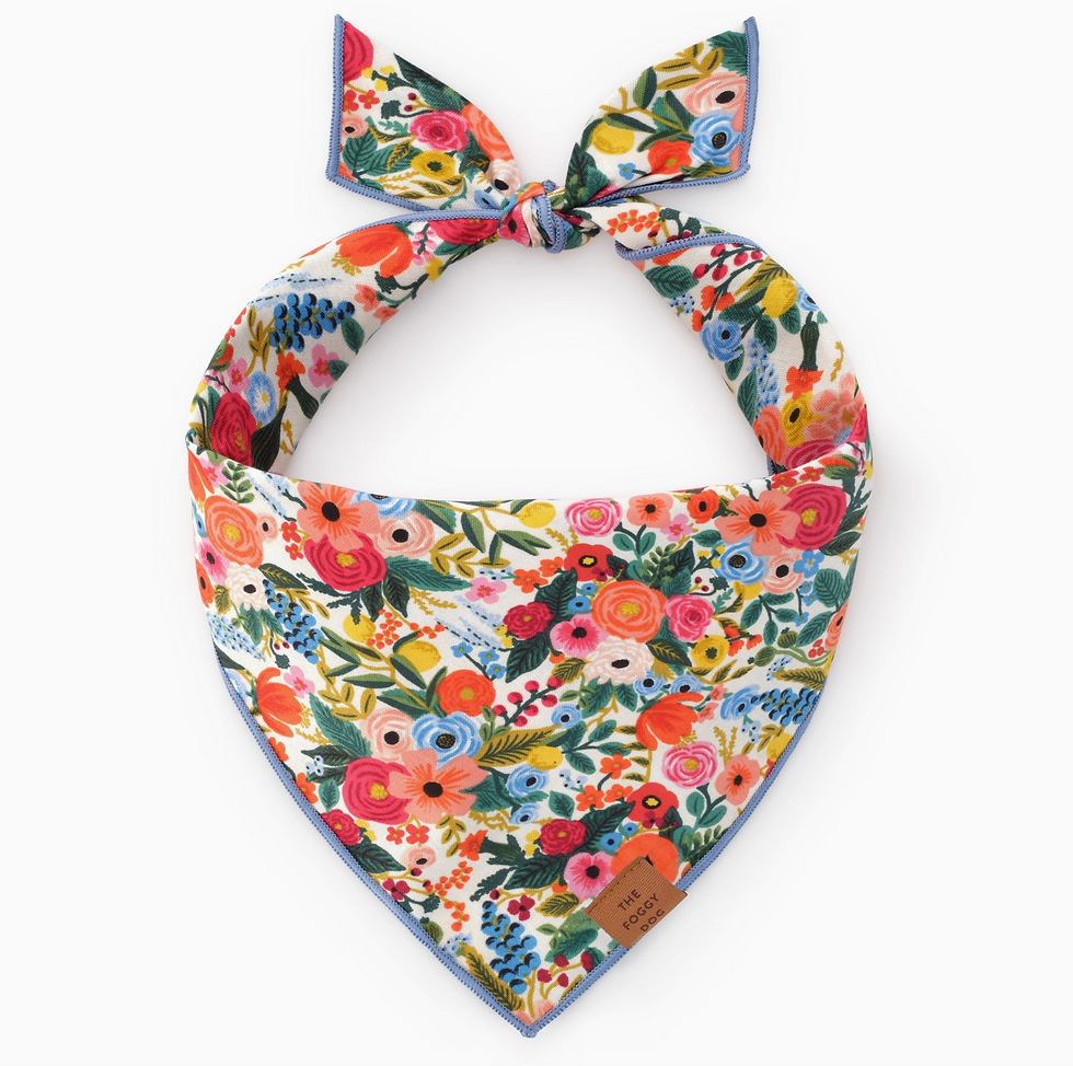 Thumbnail: The Foggy Dog Garden Party Bandana