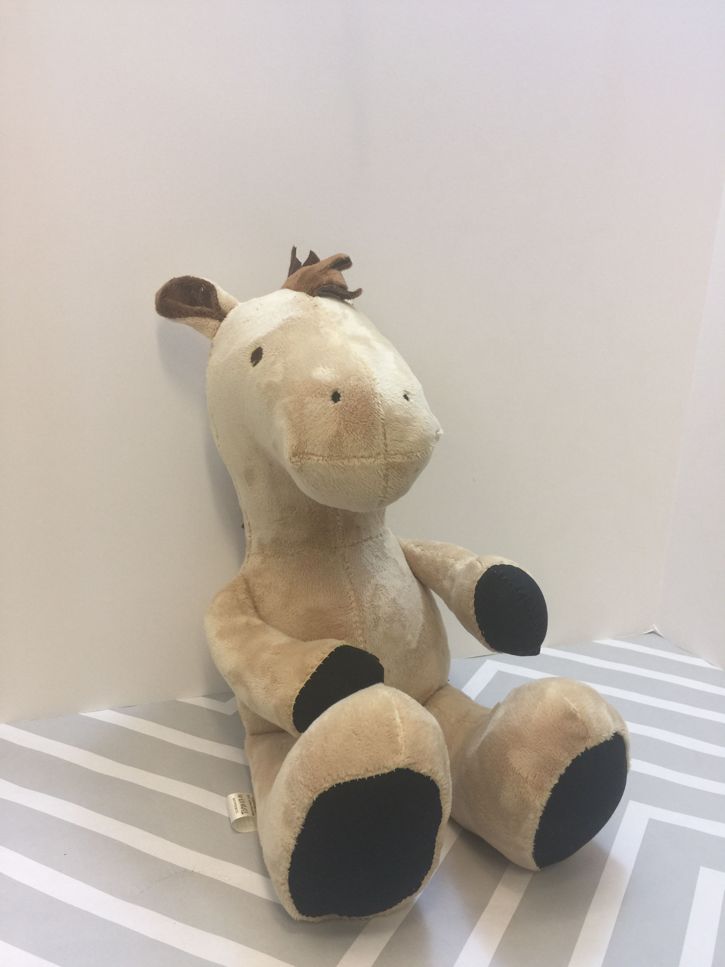 20" Stuffed Tan Horse