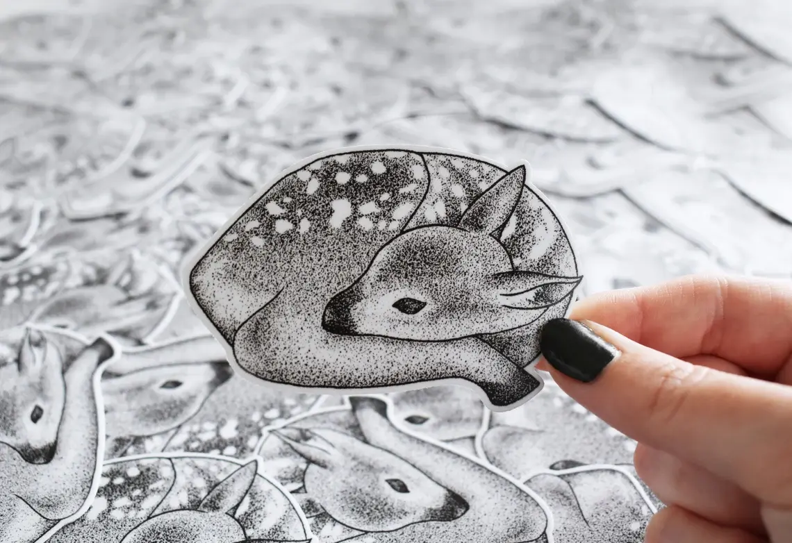 Little Fawn Stickers