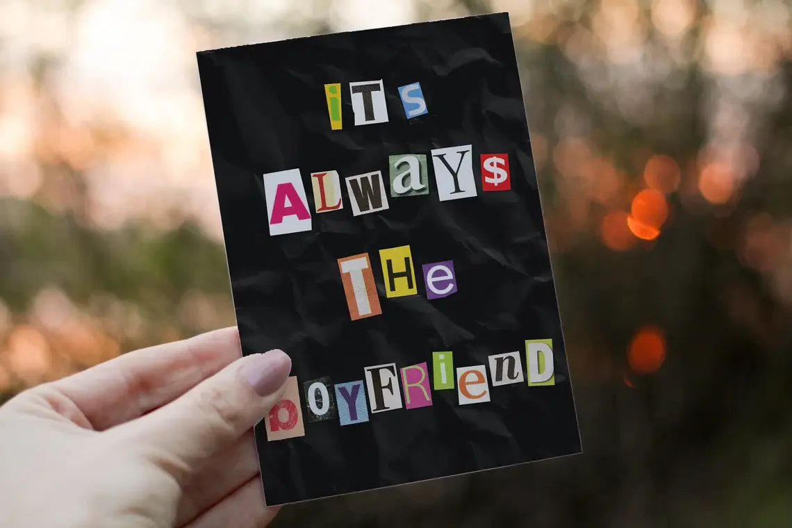 It's always the Boyfriend - Funny Valentines Day Card