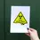 Thumbnail: Toxic Masculinity Warning Sign Prints - Yellow