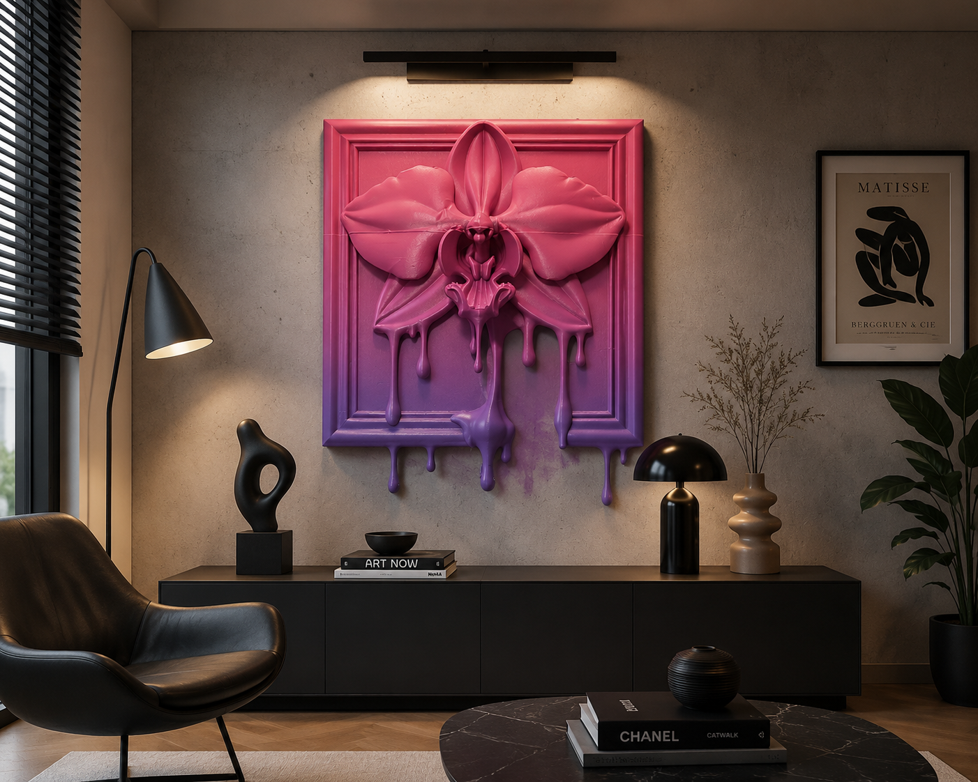 ORKİDE Modern Sanat Duvar Süsü