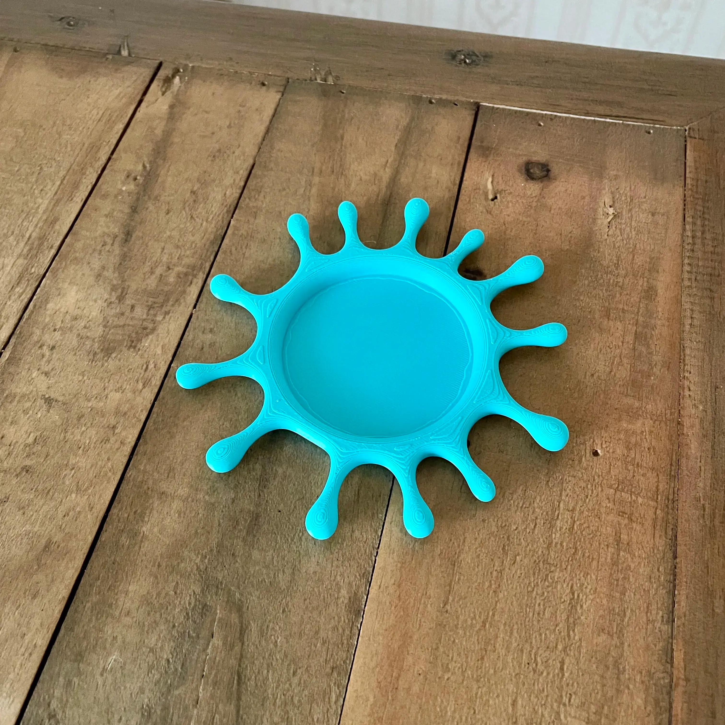 Süt Sıçrama Düz mini tabak 5