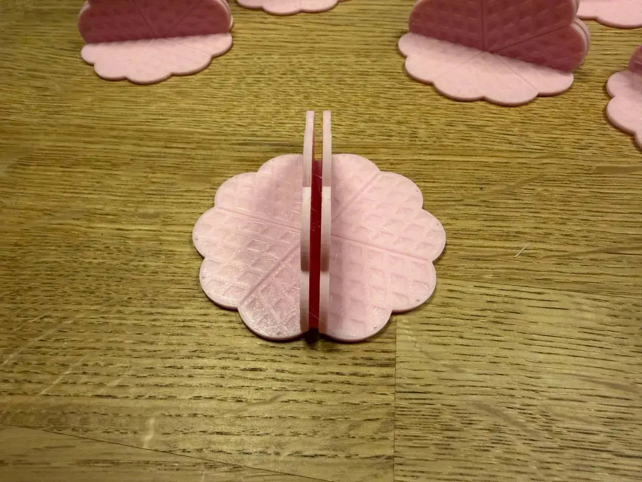 Waffle Card Stand