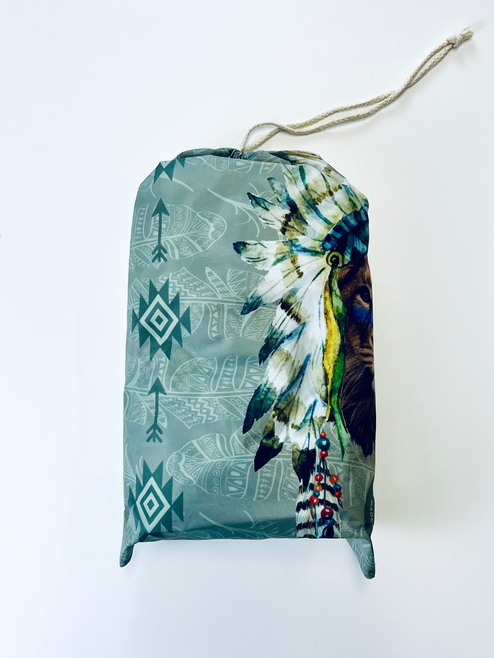 Lion beach towel by Vaya Vida