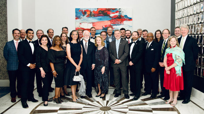 Guests at corporate event gala fundraiser Dallas Texas