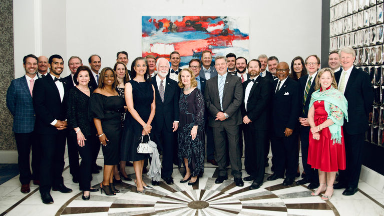 Guests at corporate event gala fundraiser Dallas Texas