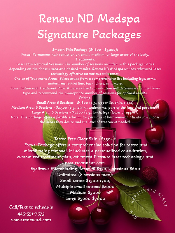 Laser hair removal pricing