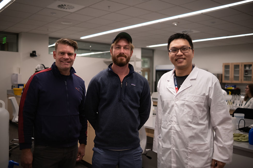 2023 Dr. Smith and Mr. Sainsbury toured the functional genomics lab