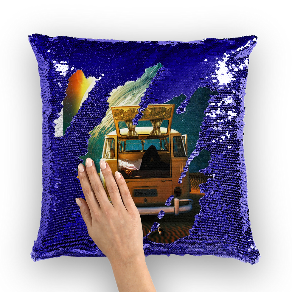 Thumbnail: Relax Sequin Cushion Cover
