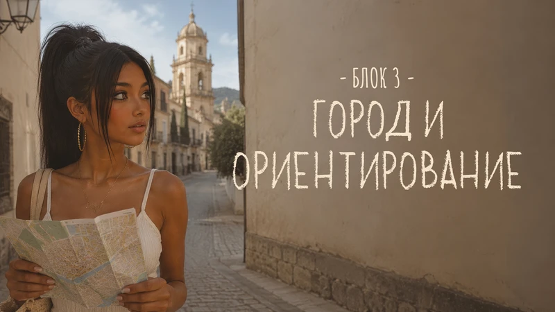 Lessi Talk. БЛОК 3. ГОРОД И ОРИЕНТИРОВАНИЕ. Испания