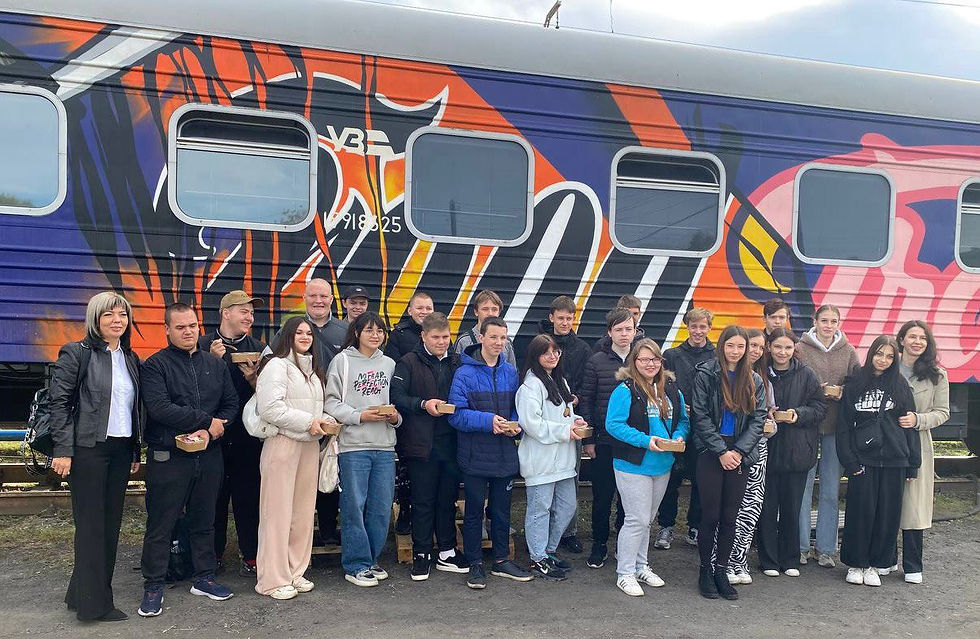 Участь студентів у майстер-класі на локації Food Train