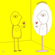 CHEERS!
Limited Edition - #1/10
30cm x 30cm
RFID Tagged
Artist Matte Canvas
2020
During the Movement Control Order (MCO) in Malaysia, its citizens were restricted to spend every waking hour at home and for most of us it was very much like house arrest. I realised that as social beings, isolation was clearly unpleasant. It also brought out people’s selfish behavior clearly seen when survival instincts kicked in due to the fear of the unknown. I created the #coronatimes series of digital works to visually document my emotions, experiences and frustrations based on my observation and reflection during MCO.