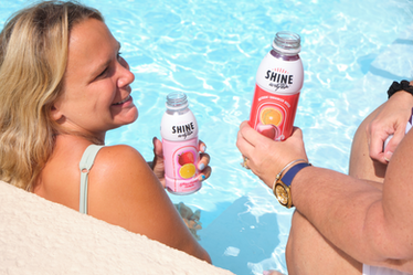 Beverage Photoshoot at Pool