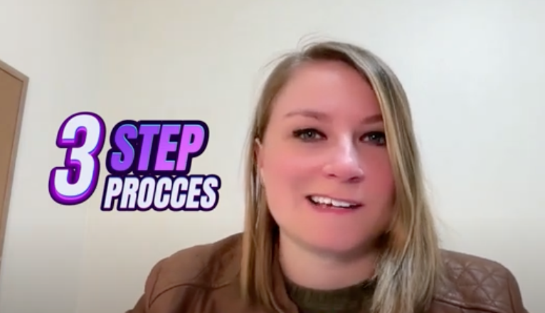 3 Step photography process video clip