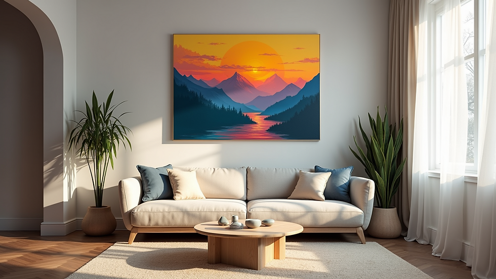 How Custom Paintings Enhance Home Decor by CreativePaintz