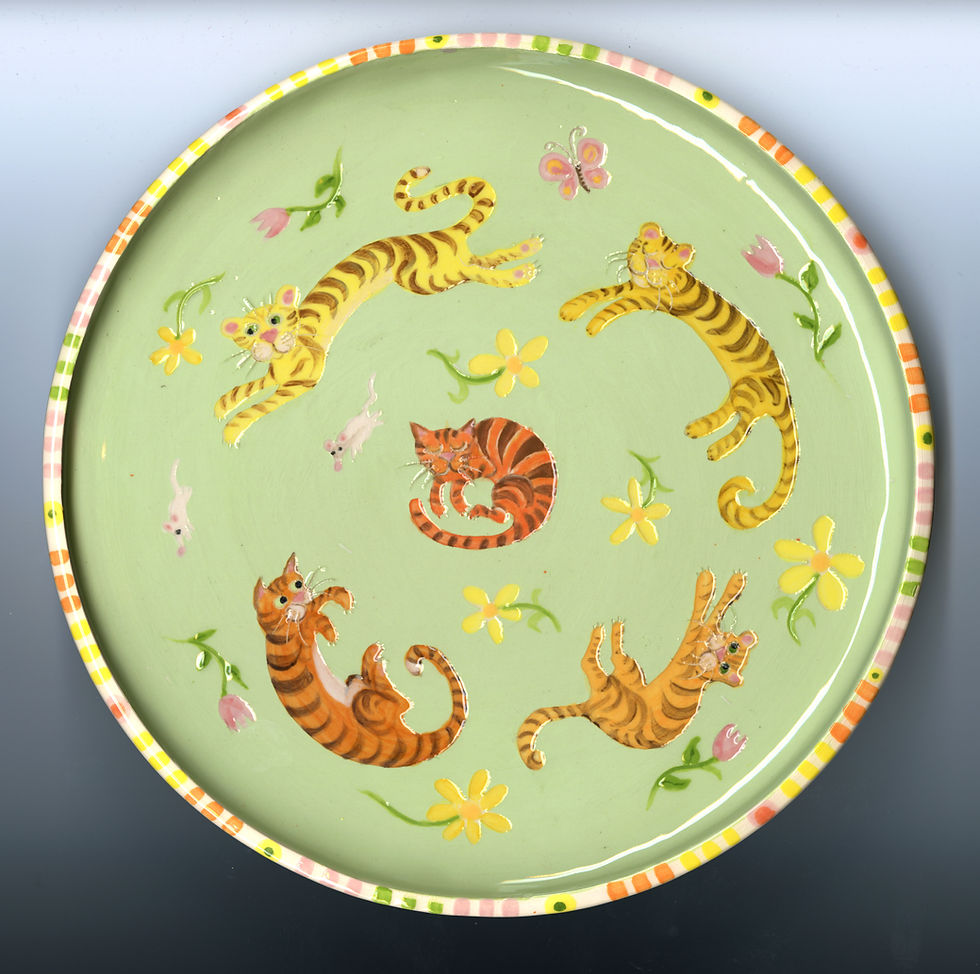 Illustrated Ceramic Plates