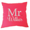 Thumbnail: Personalised Embroidered “Mr” Cushion Cover (Various Sizes & Colours)