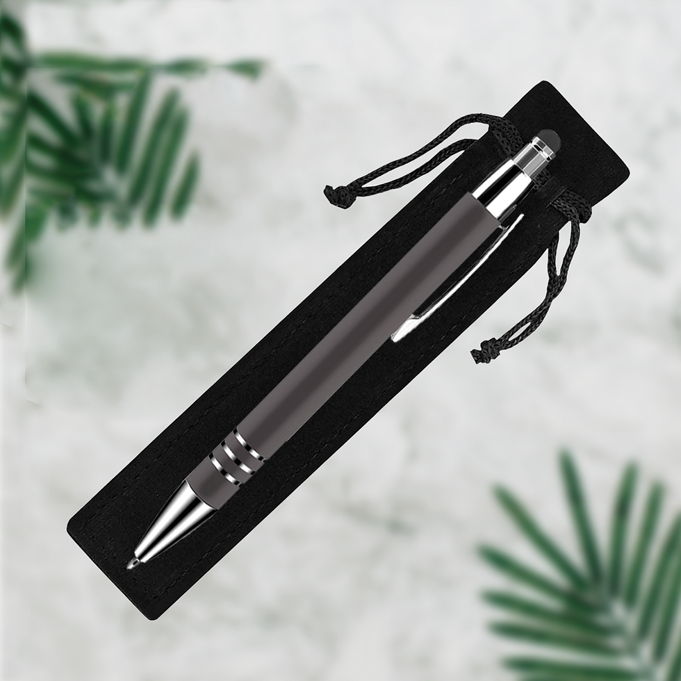 Thumbnail: Personalised Engraved Slim Line Ball Point Pen | 2 IN 1 Stylus Nib for ipads