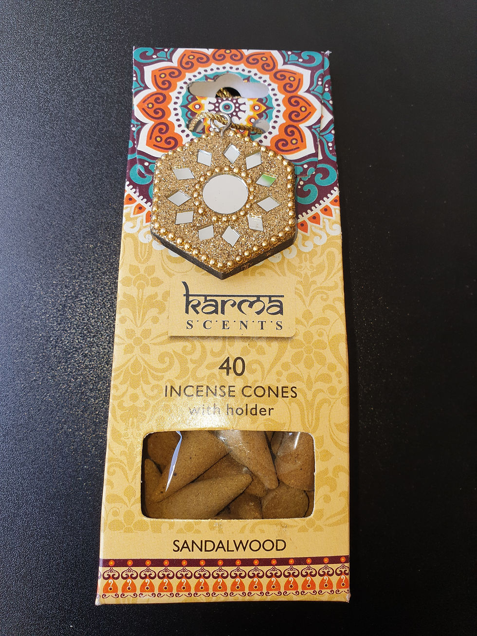 Thumbnail: Karma Scents - Incense Cones with Holder