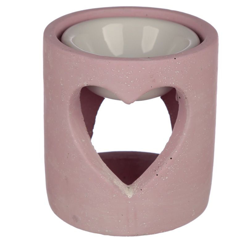 Thumbnail: Eden Concrete Industrial Style Heart Cut-Out Oil / Wax Tart Burner