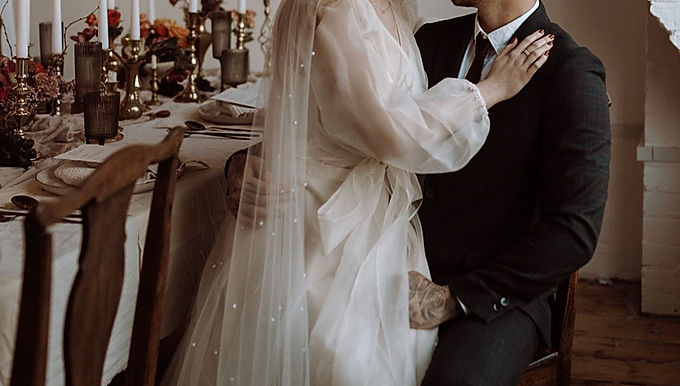 DARA | Pearl Single Tier Veil