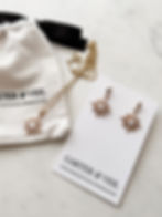 Handcrafted celestial bridal jewellery with star and moon detailing from The Astral Collection by Garter & Veil