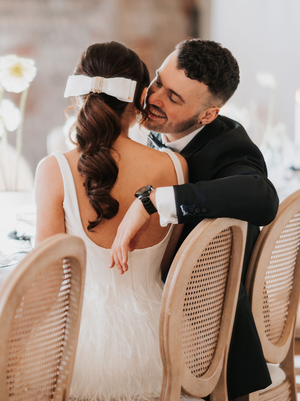 Thumbnail: Modern Velvet Bridal Hair Bow